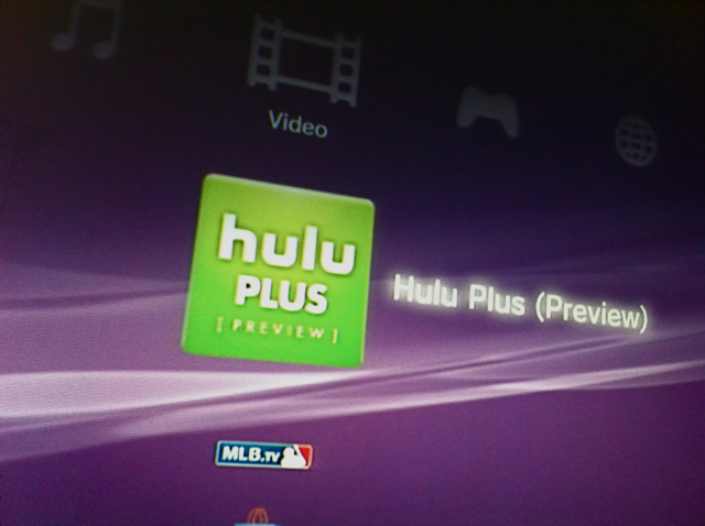 Hulu's App for the PS3